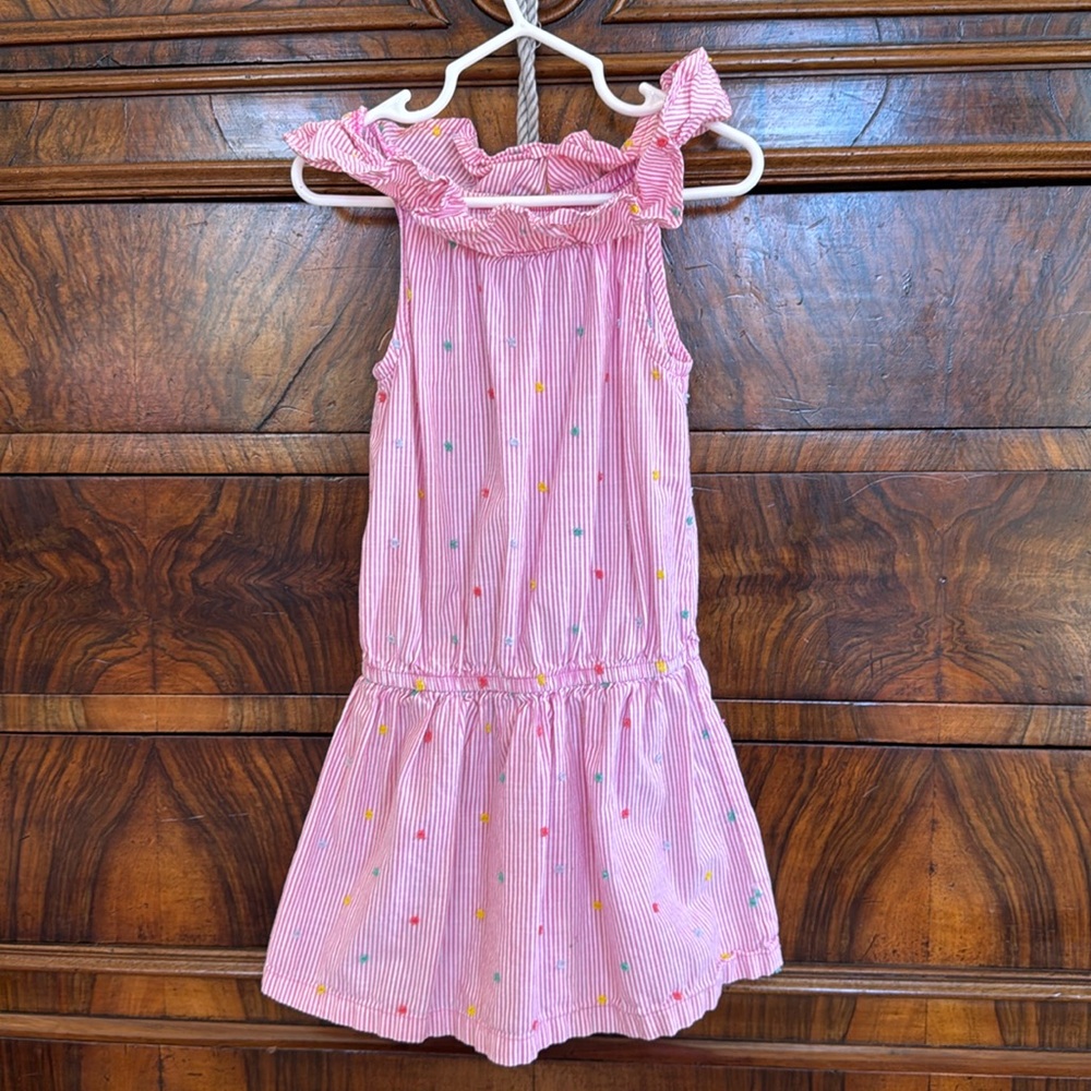 Multi color Swiss dot dress